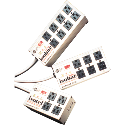 Limiteurs de surtension Isobar, 4 Prises, 3330 J, 1440 W, Cordon 6' Industrial Sales