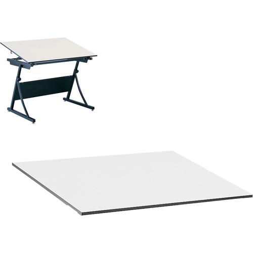 Dessus de table Planmaster, 60" la x 3/4" h, Blanc Industrial Sales