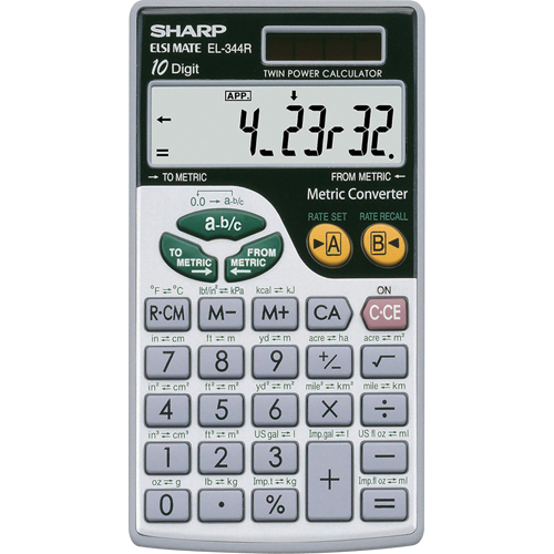 Metric Calculator Industrial Sales