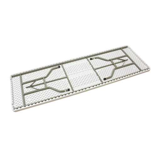 Table pliante, Rectangulaire, 96" l x 30" la, Poly&eacute;thyl&egrave;ne, Blanc Industrial Sales
