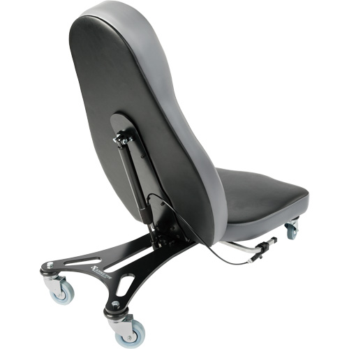 Flex 2 Ergonomic Chair, Vinyl, Black Industrial Sales
