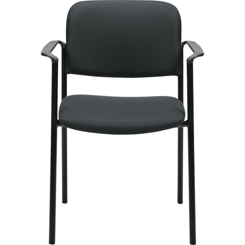 Stacking Chairs, Fabric, 32" High, 300 lbs. Capacity, Charcoal Industrial Sales