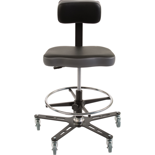 TF160 Industrial Grade Ergonomic Chair, Mobile, Adjustable Height, 300 lbs. Capacity Industrial Sales