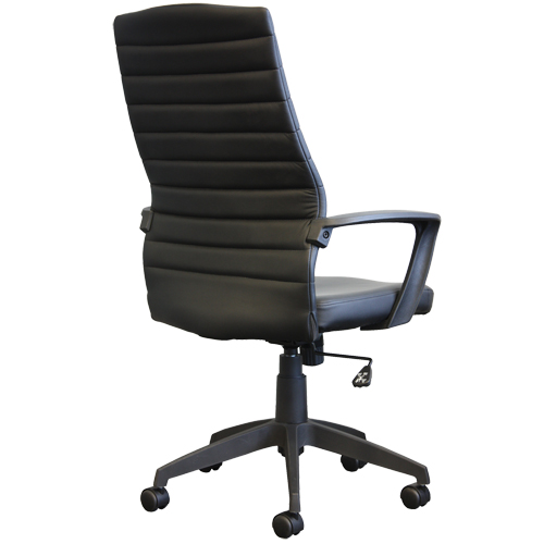 Activ A-128 Office Chair, Polyurethane, Black, 275 lbs. Capacity Industrial Sales