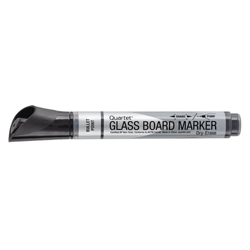 Premium Glass Dry-Erase Markers, Black, Bullet Tip Industrial Sales