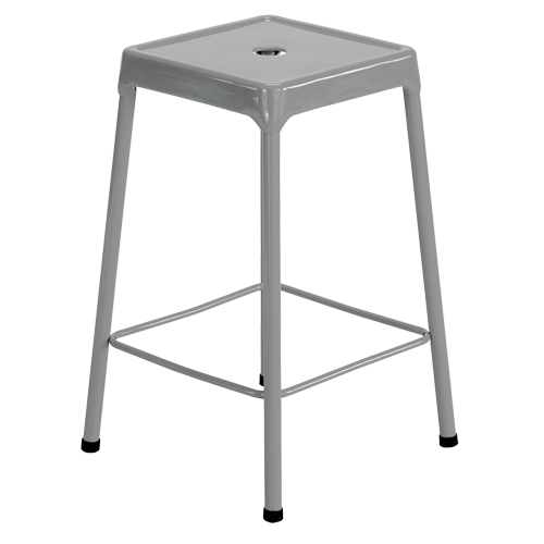 Tabouret en acier pour comptoir Safco, Stationnaire, Fixe Hauteur, Capacit&eacute; 250 lb Industrial Sales