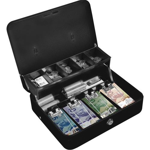 Tiered-Tray Deluxe Cash Box Industrial Sales