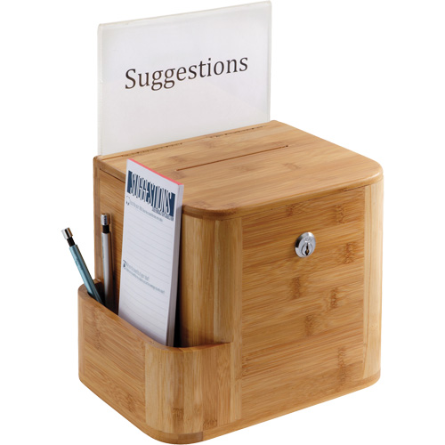 Bamboo Suggestion Box Industrial Sales