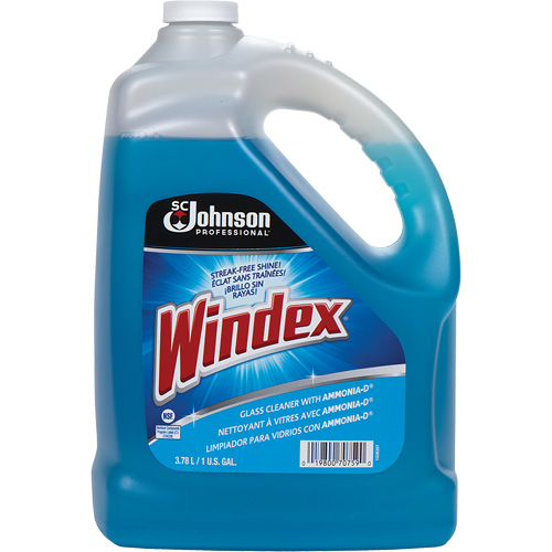Windex&reg; Glass Cleaner with Ammonia-D&reg;, 3.8 L, Jug Industrial Sales