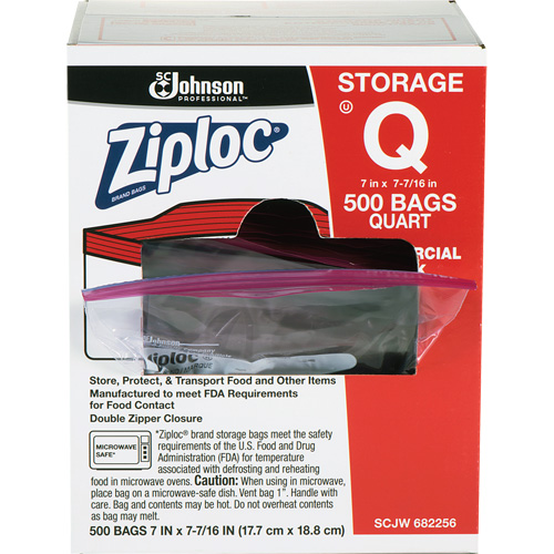 Ziploc&reg; Double Zip Food Storage Bags Industrial Sales