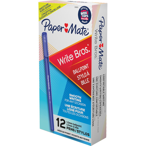 Paper Mater&reg; Write Bros&reg; Ball Point Pen, Blue, 1 mm Industrial Sales