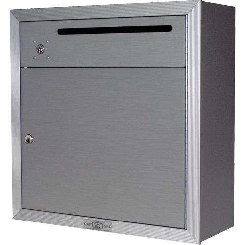 Collection Box, Surface -Mounted, 12-3/4" x 16-3/8", 2 Doors, Aluminum Industrial Sales