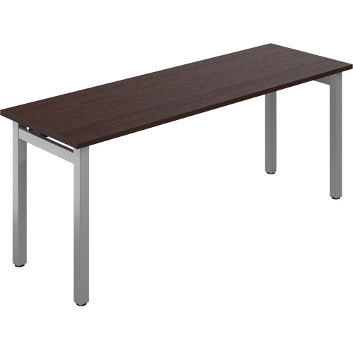Table bureau Newland, 29-7/10" lo x 72" la x 29-3/5" h, Brun fonc&eacute; Industrial Sales