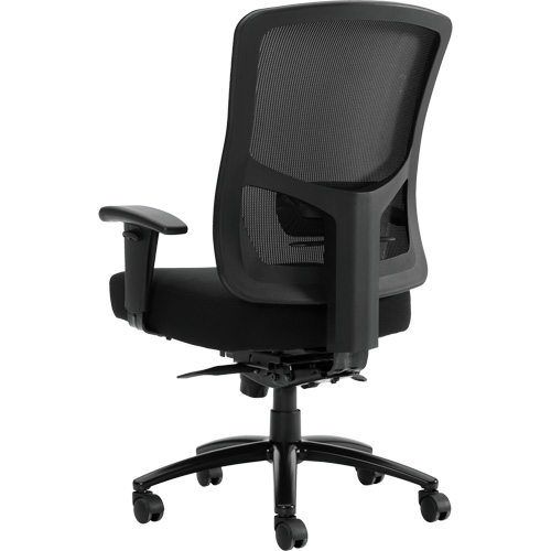 Raven 400 High-Back Heavy-Duty Synchro-Tilter, Mesh, Black, 400 lbs. Capacity Industrial Sales