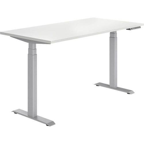 Newland Height-Adjustable Rectangular Table Industrial Sales