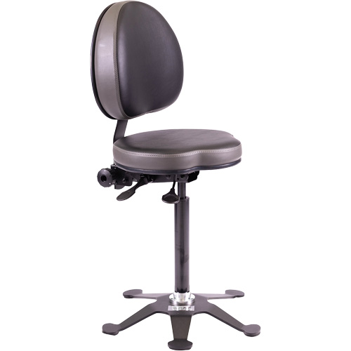 Tabouret industriel ergonomique TA190, Stationnaire, Ajustable Hauteur, Capacit&eacute; 280 lb Industrial Sales