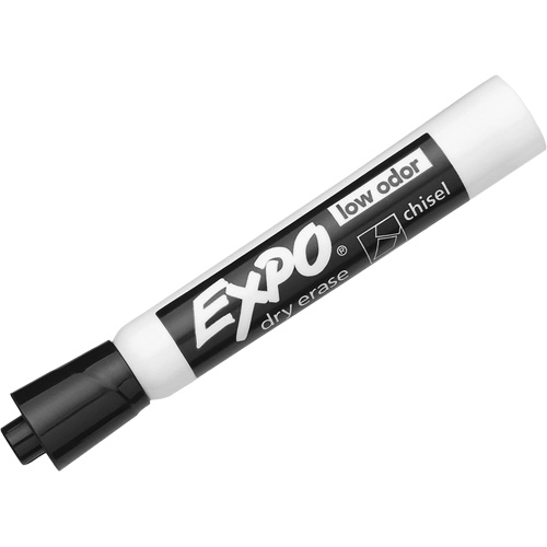 Chisel Tip Dry Erase Marker, Black, Chisel Tip Industrial Sales