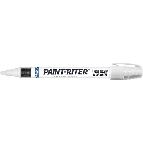 Paint-Riter&reg; Valve Action&reg; Paint Marker, Liquid, White Industrial Sales