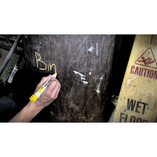 Quik Stik&reg; Twist-Up Paint Markers, Solid Stick, White Industrial Sales