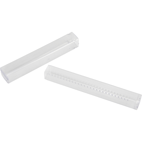 Tube d'emballage en PVC Quadropack, 1/2" dia./7-7/8" la X 4-3/4" lo Industrial Sales