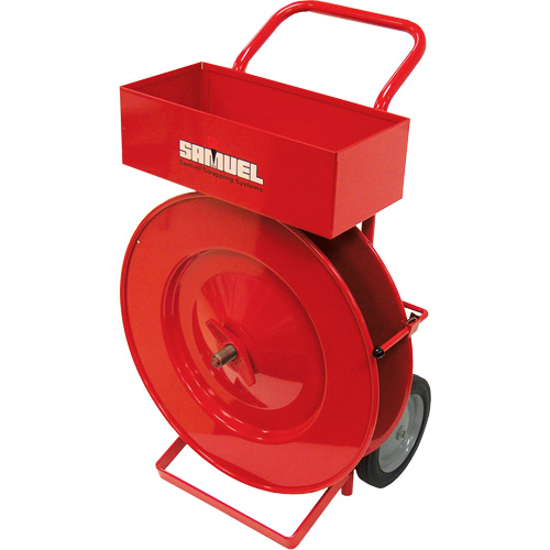 Strapping Dispenser, Polyester/Steel/Polypropylene Straps, 16" Core Dia., 2.875" Roll Width Industrial Sales