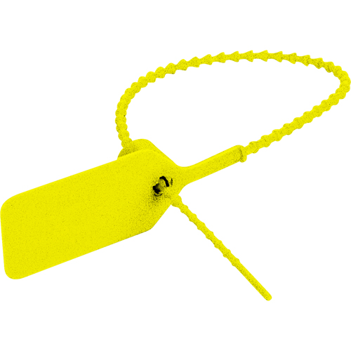 Pull-Tite II Embossed Security Seal – Sealed Do Not Remove, 9", Plastic, Pull-Through Industrial Sales