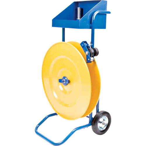 Strapping Dispenser, Polyester/Steel/Polypropylene Straps, 16"/8" Core Dia., 3"/8"/6" Roll Width Industrial Sales