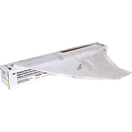 Feuille de protection contre l'exc&egrave;s de projection, 400' lo x 12' la, Plastique Industrial Sales