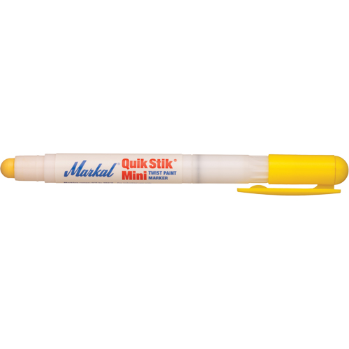 Quik Stik&reg; Mini Paint Marker, Solid Stick, Yellow Industrial Sales