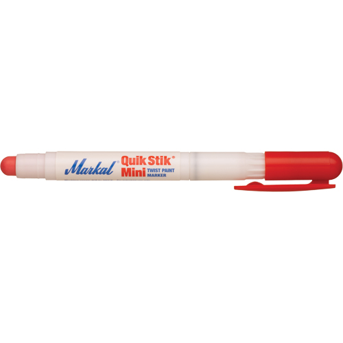 Mini marqueur de peinture Quik Stik, B&acirc;ton plein, Rouge Industrial Sales