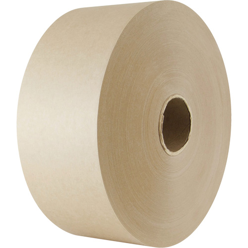 Water-Activated Paper Tape, 102 mm (4") x 183 m (600'), Kraft Industrial Sales