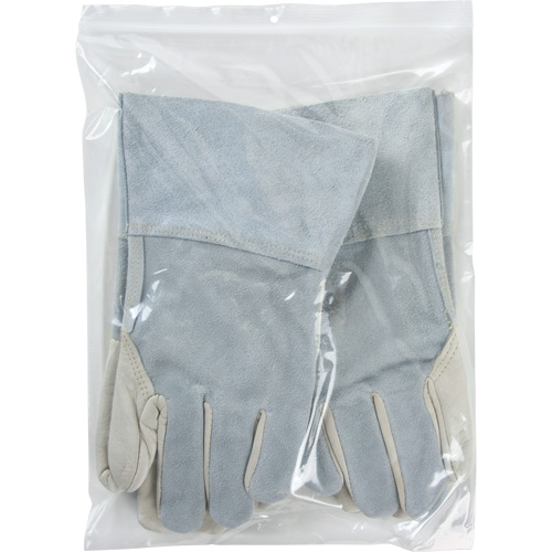 Sacs en poly, Refermable, 13" x 10", 2 mils Industrial Sales
