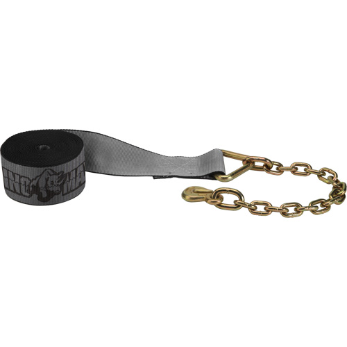 Winch Strap with Chain Anchor Industrial Sales