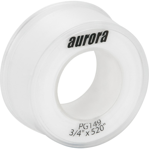 Ruban d'&eacute;tanch&eacute;it&eacute; en t&eacute;flon, 520" lo x 3/4" la, Blanc Industrial Sales