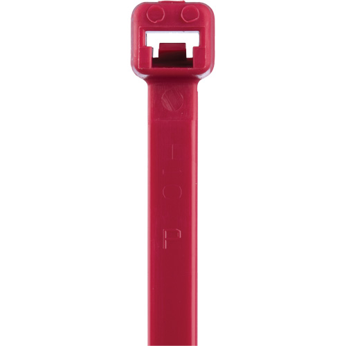 T Series Cable Ties, 8" Long, 50 lbs. Tensile Strength, Red Industrial Sales