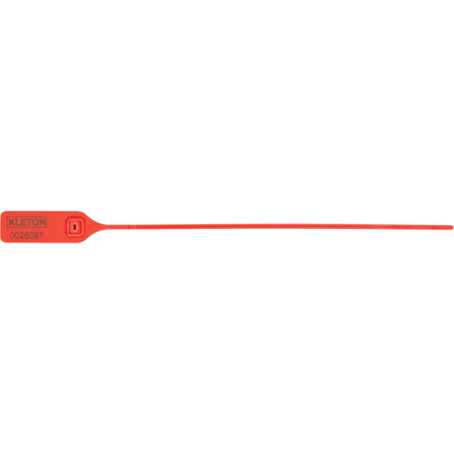 Heavy-Duty Security Seal, 13", Plastic, Pull-Up Seal Industrial Sales