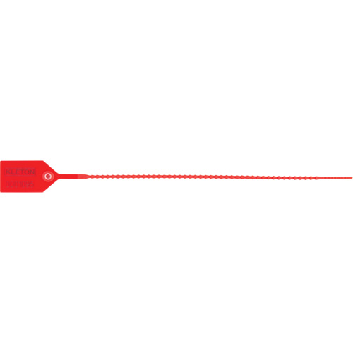 Standard-Duty Security Seal, 12", Plastic, Plastic Seal Industrial Sales