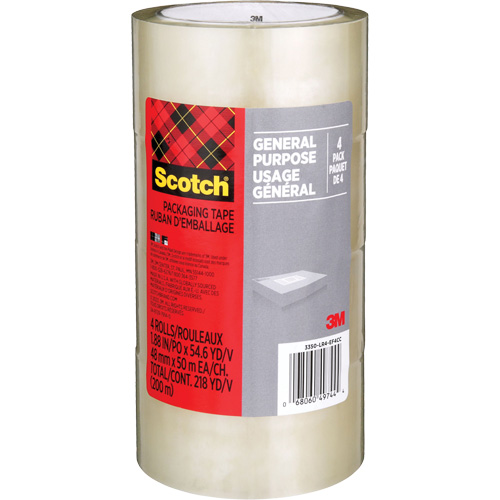 Scotch&reg; Shipping Packaging Tape 175G, 48 mm (2") x 50 m (164') Industrial Sales