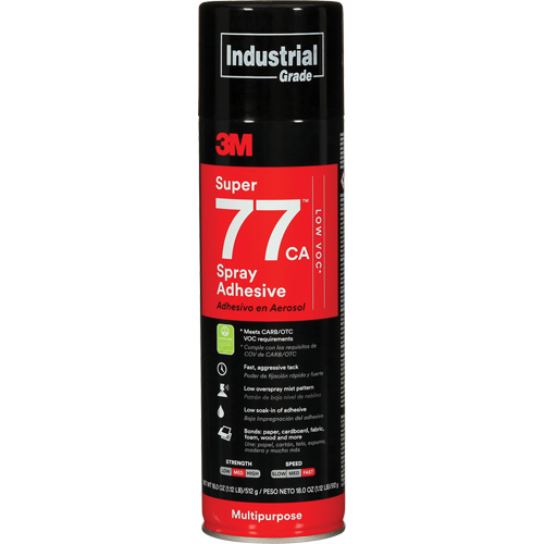 Super 77 Multi-Purpose Spray Adhesive, Aerosol Can Industrial Sales