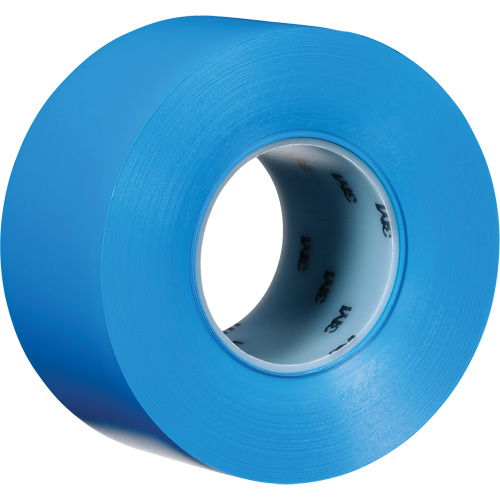 Durable Floor Marking Tape 971, 3" x 108', Vinyl, Blue Industrial Sales
