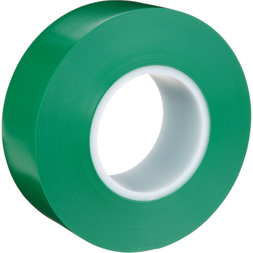 Ruban de marquage de planchers durable 971, 2" x 108', Vinyle, Vert Industrial Sales