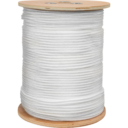 Braided White Rope, Nylon, 250' Industrial Sales