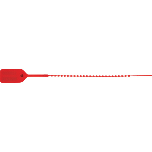 Scell&eacute; de s&eacute;curit&eacute; standard, 9", Plastique, Pousser et tirer Industrial Sales