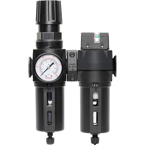 Filtre/r&eacute;gulateur + filtre coalescent drain manuel avec bol standard Modulair 300, 1/4" NPT, 150 psi, Capacit&eacute; de 5,1 oz liq. Industrial Sales
