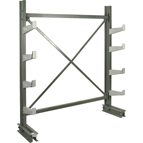 SUPPORT,PORTE A FAUX,6',SIMPLE,ENTRETOISE,BASE, 72" la x 84" h Industrial Sales