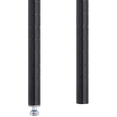 MONTANT ETAGERE STYLISEE14 1/2"H,NOIR Industrial Sales