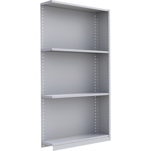 &eacute;l&eacute;ment de rayonnage Interlok, Acier, Sans boulons, Capacit&eacute; 550 lb, 48" la x 88" h x 12" p Industrial Sales