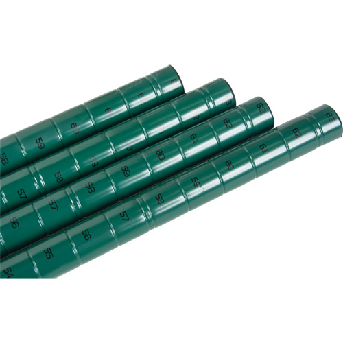 Heavy-Duty Green Epoxy Finish Wire Shelving Post Industrial Sales