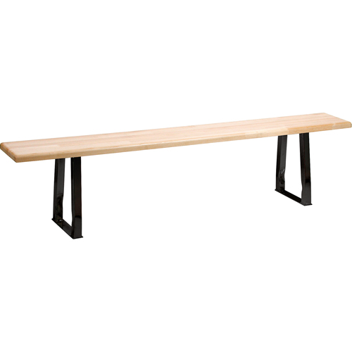 Banc pour vestiaire, Bois, 48" lo x 9-1/2" la x 16-1/2" h Industrial Sales