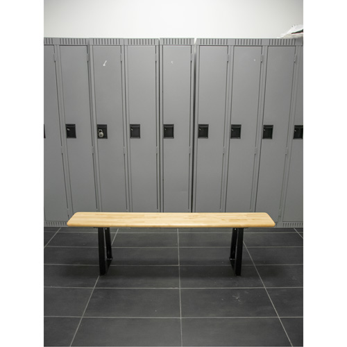 Banc pour vestiaire, Bois, 48" lo x 9-1/2" la x 16-1/2" h Industrial Sales